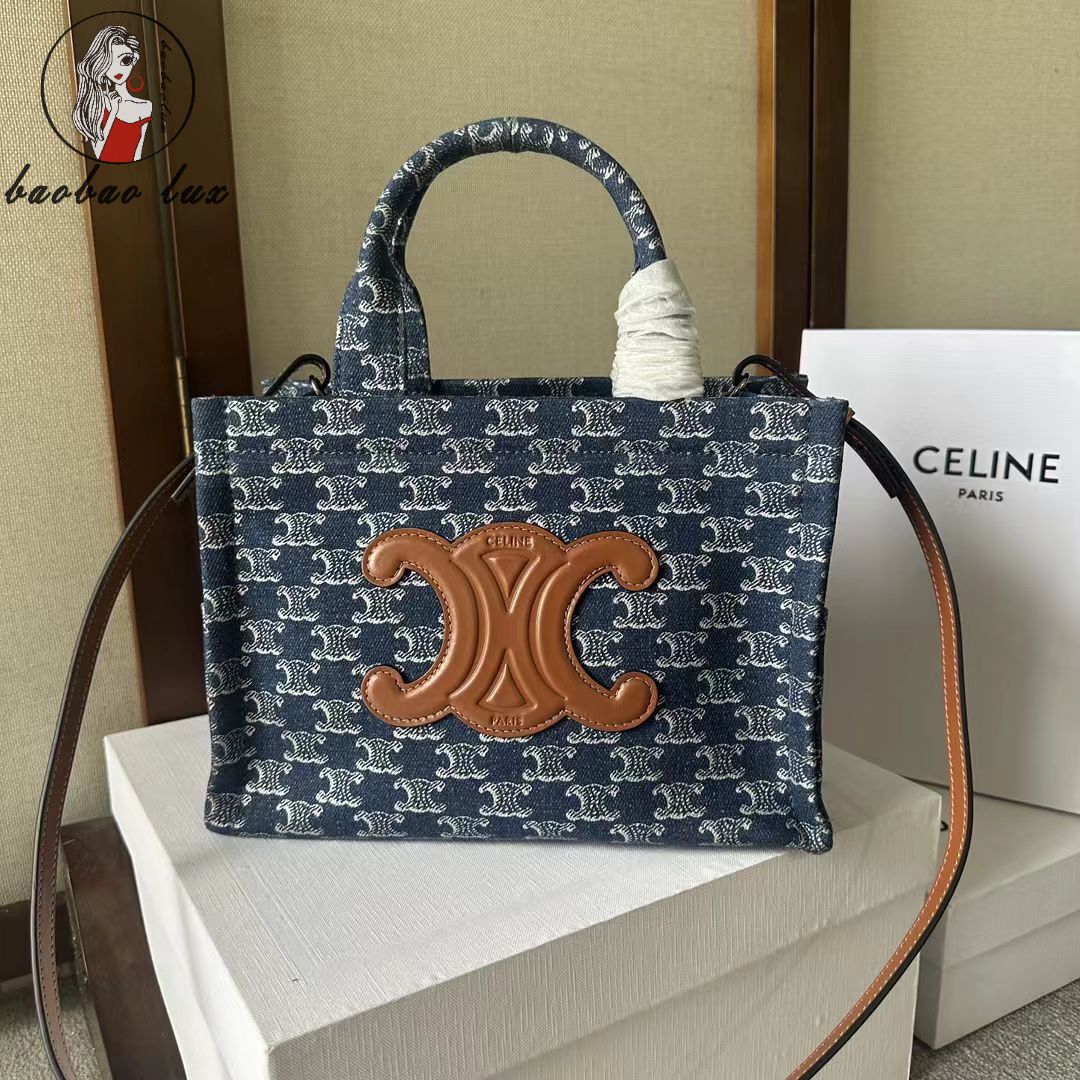Dior Toile de Jouy Tote Bag - Front View with Signature Print